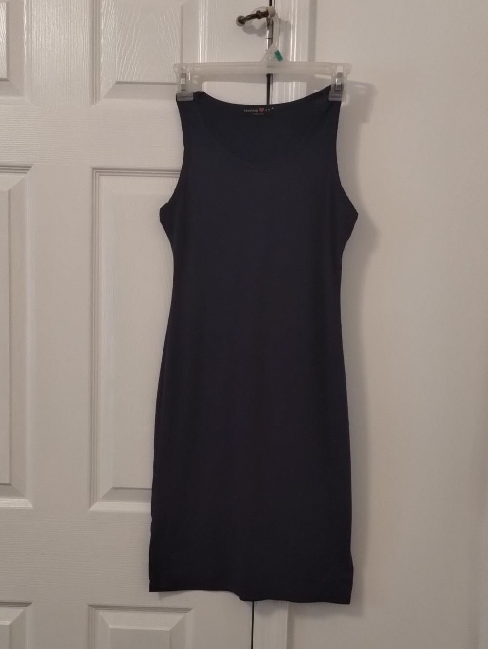 Absolutely Navy Sleeveless Midi Shift Dress